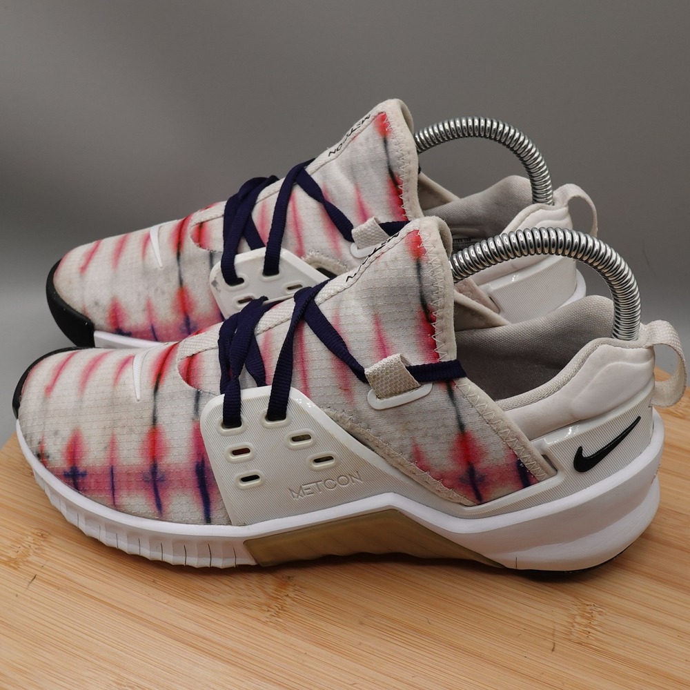 Nike Shoes Womens 7 White Tie Dye Free Metcon 2 Amp Training CI1753-109